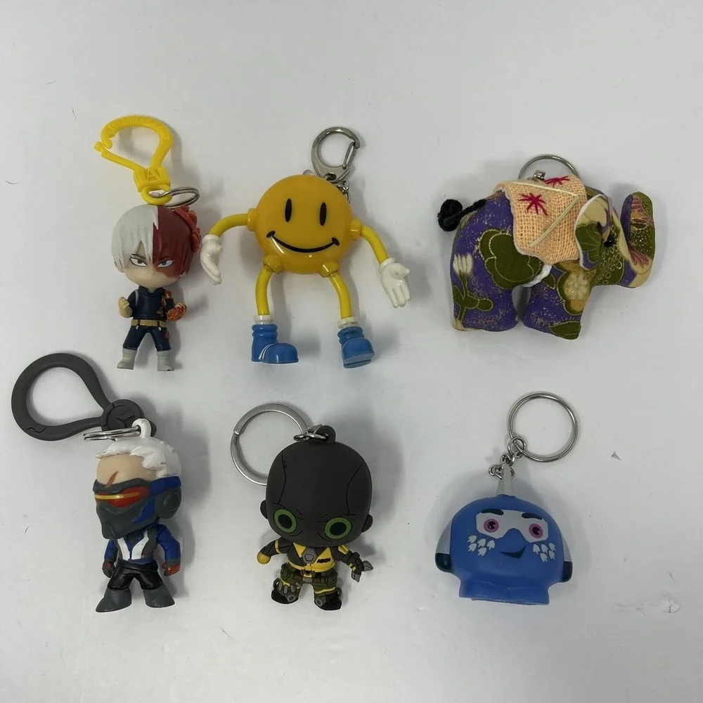 Bag Clip hanger Keyring Lot thai elephant blizzard my hero acadamia Aech